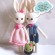 Cặp thỏ Tiny Mini Design khơi lại tình yêu dành cho móc len
