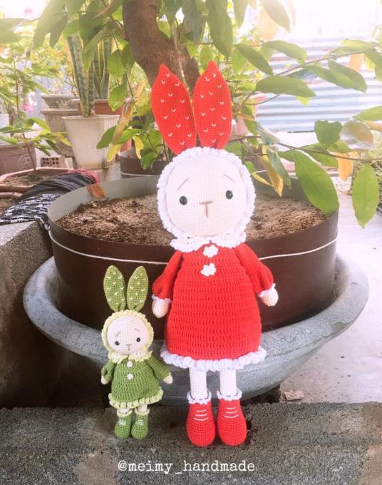Thỏ Mimi tăng size 50cm là món quà đáng yêu bạn có thể dành tặng bé yêu vào các dịp đặc biệt. Vẻ dễ thương của bé thỏ sẽ làm các bé thích mê cho mà xem!